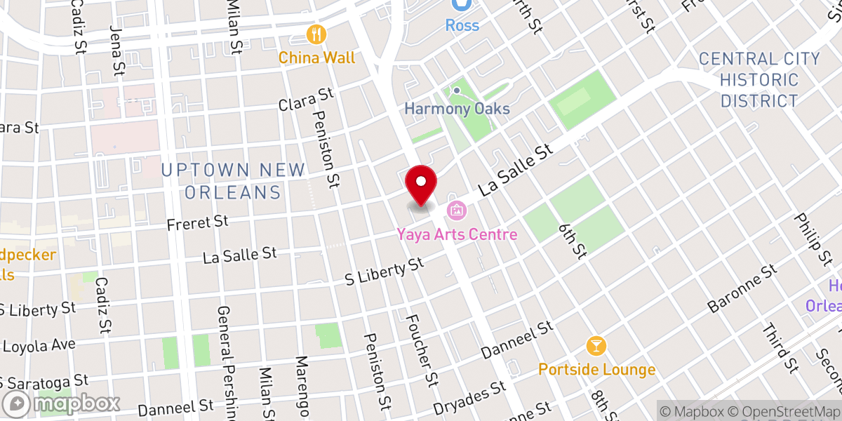 Map showing location of Bright Star Ministries Inc