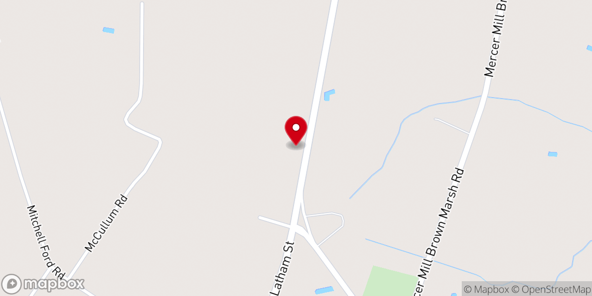 Map showing location of Clarkton United Church
