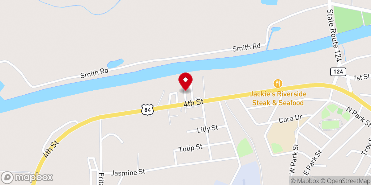 Map showing location of Almost Home Behavioral Health Ministiries