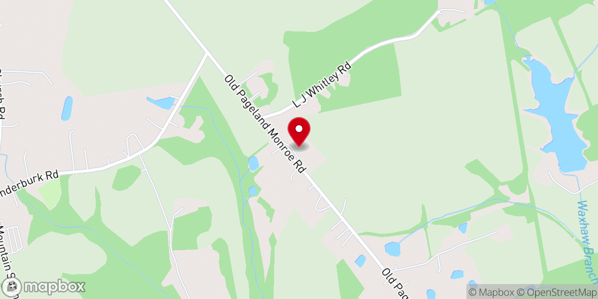 Map showing location of Flag Branch Missionary Baptist Church