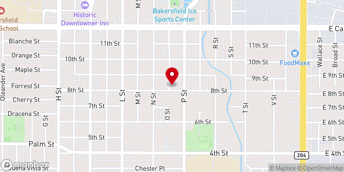 Map showing location of Anchor of Hope