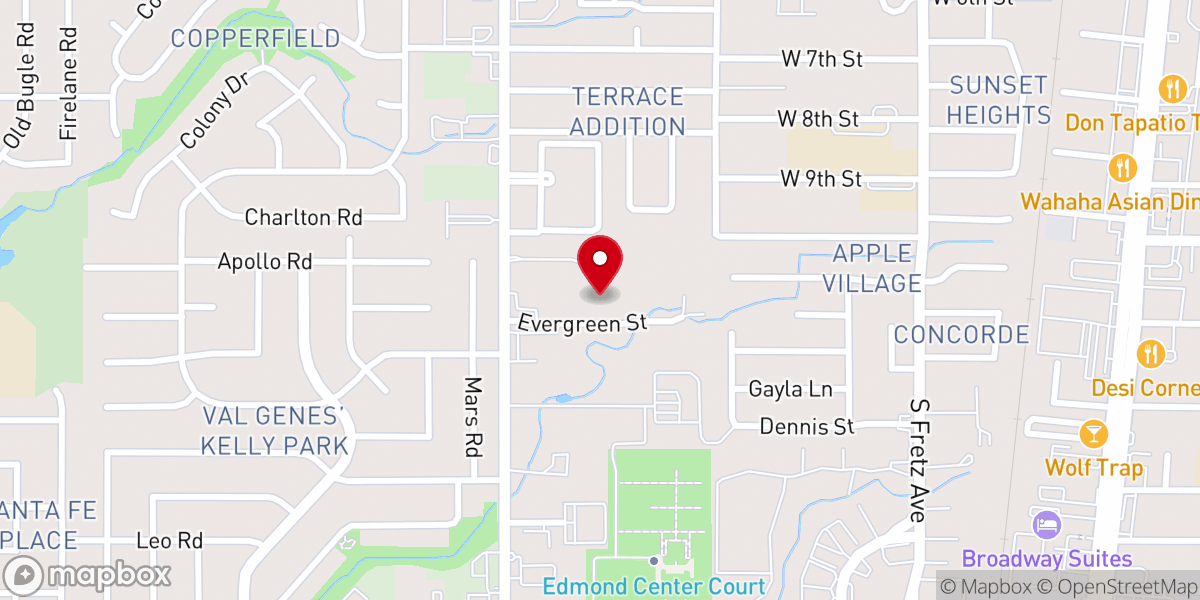 Map showing location of The Gap Church