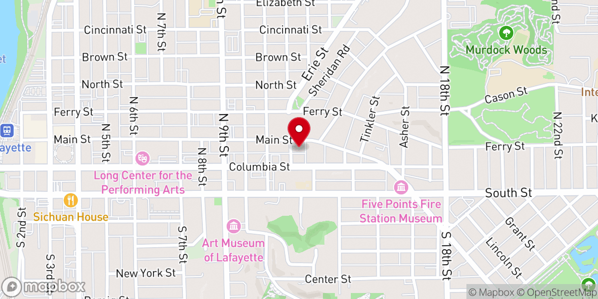 Map showing location of Warriors for Christ Inc