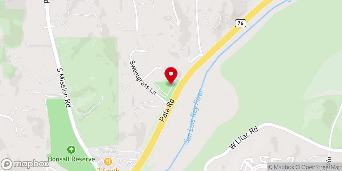 Map showing location of Riverview Church