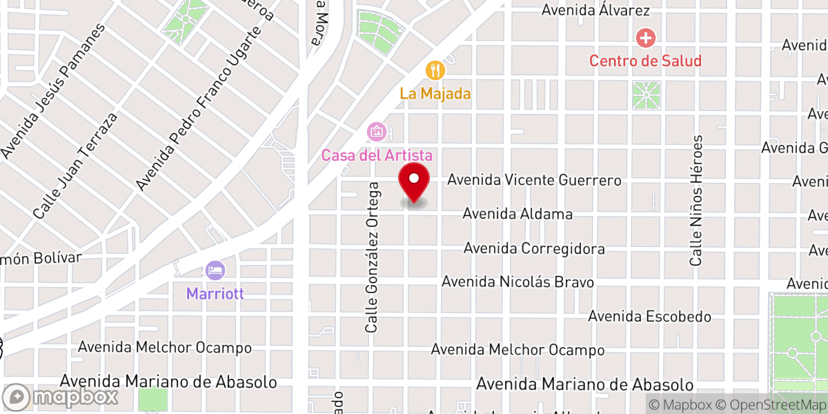 Map showing location of Iglesia Evangélica Cristiana Espiritual. Casa de Dios y puerta del cielo