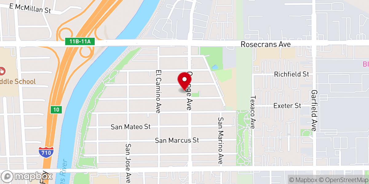 Map showing location of Templo Getsemani Iglesia Pentecostes