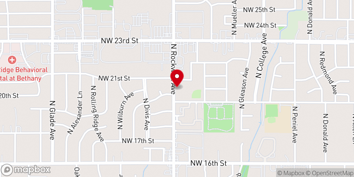 Map showing location of Macedonia Baptist Church