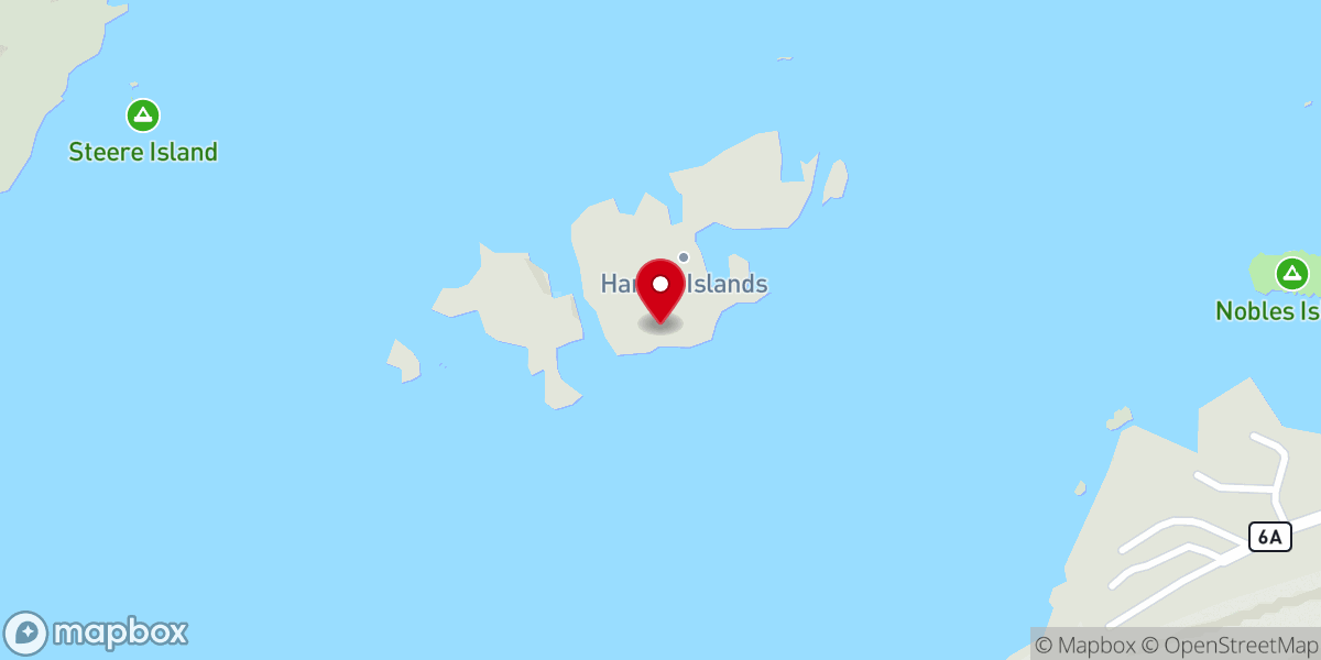 Map showing location of Chapel of Isaac Jogues