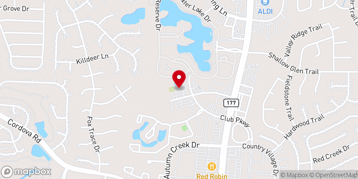 Map showing location of Cordova Family YMCA