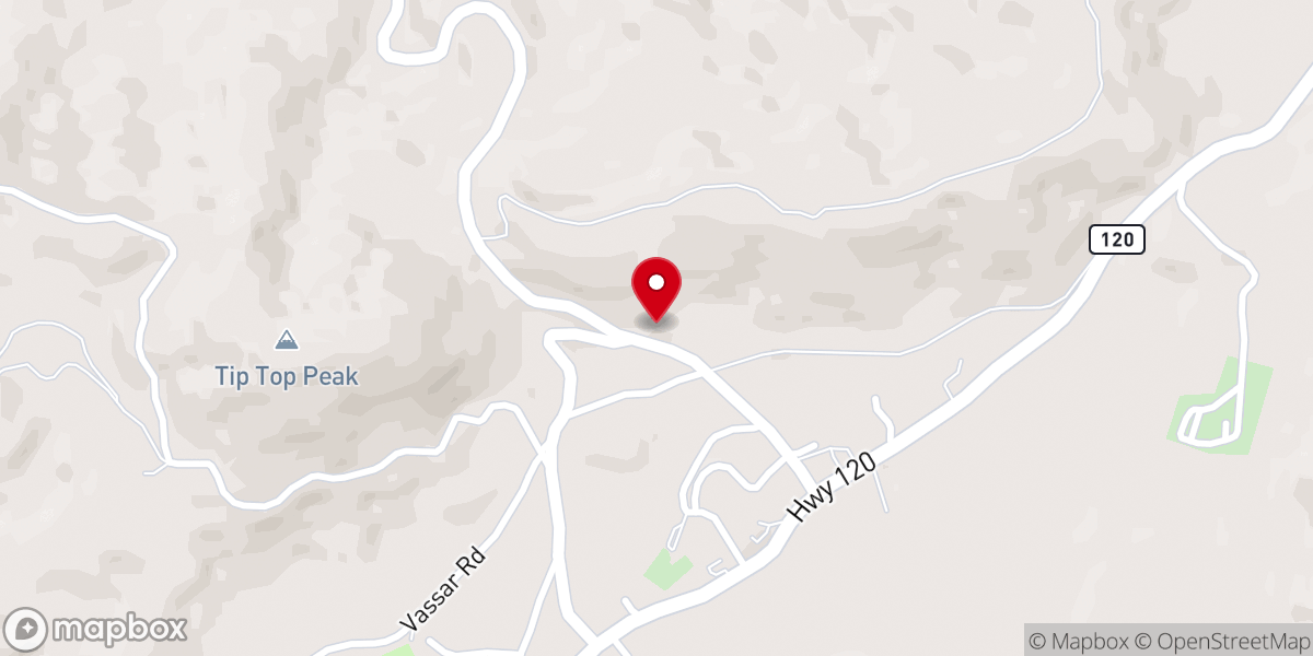 Map showing location of First Baptist Church Inc