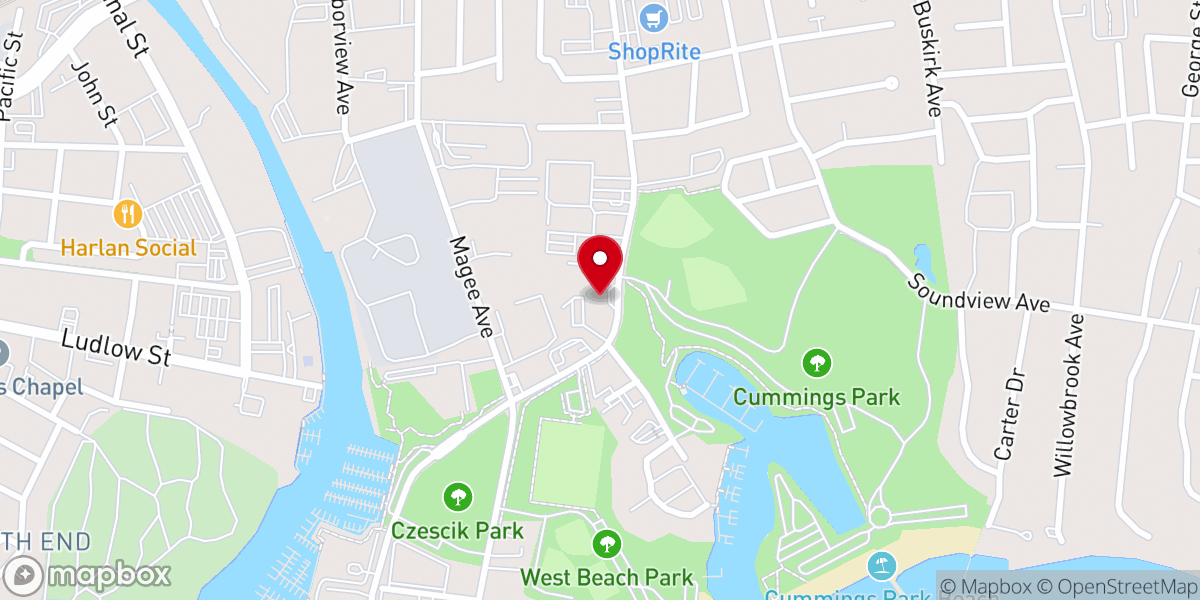 Map showing location of Pray for Peace Walk