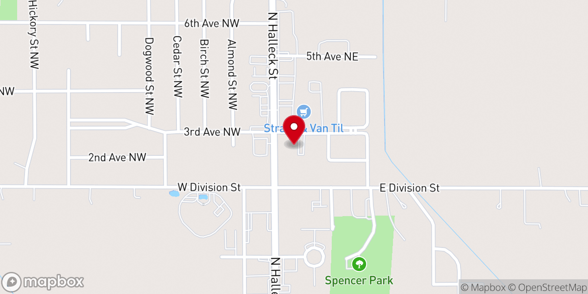 Map showing location of Demotte United Methodist Church