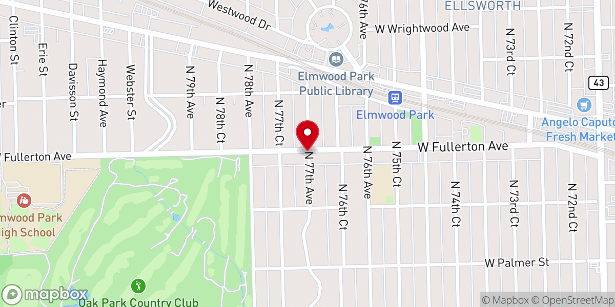 Map showing location of Trinity Ministries of Chicago NFP