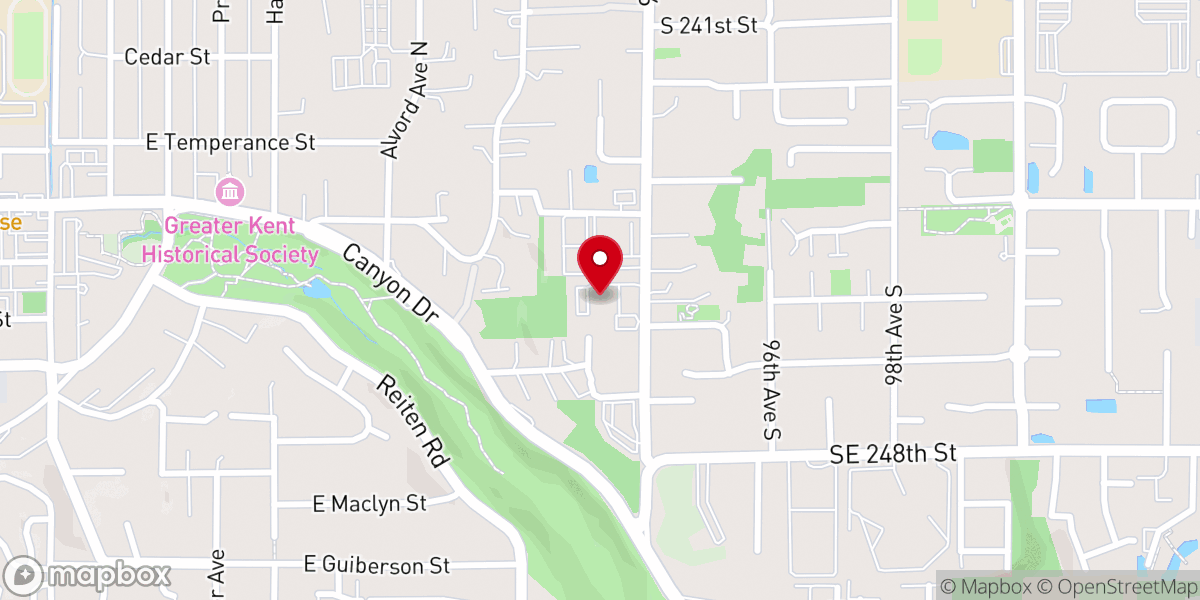Map showing location of St James Episcopal Church