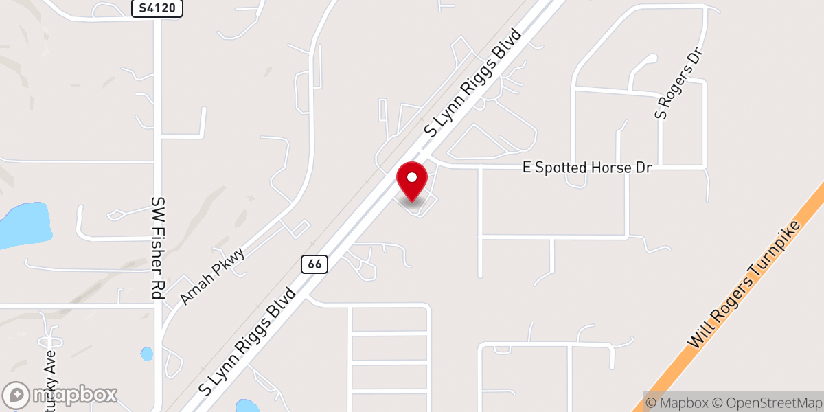 Map showing location of Harvest Baptist Church