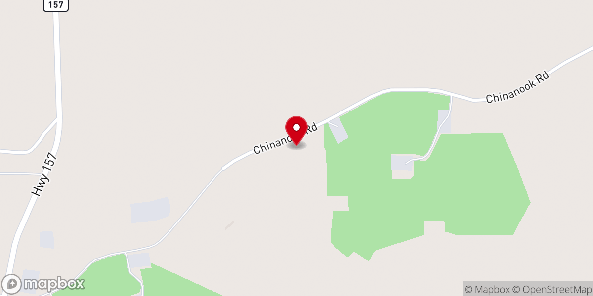 Map showing location of Bracks Chapel Cme