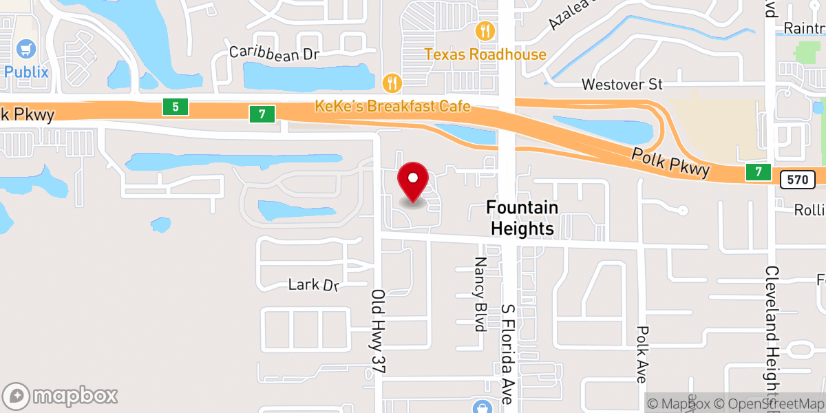 Map showing location of Resurrection Catholic Church & School