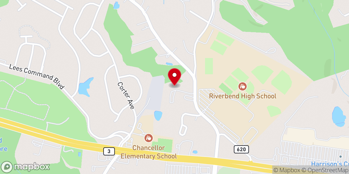 Map showing location of Nativity of the Theotokos Greek Orthodox Church