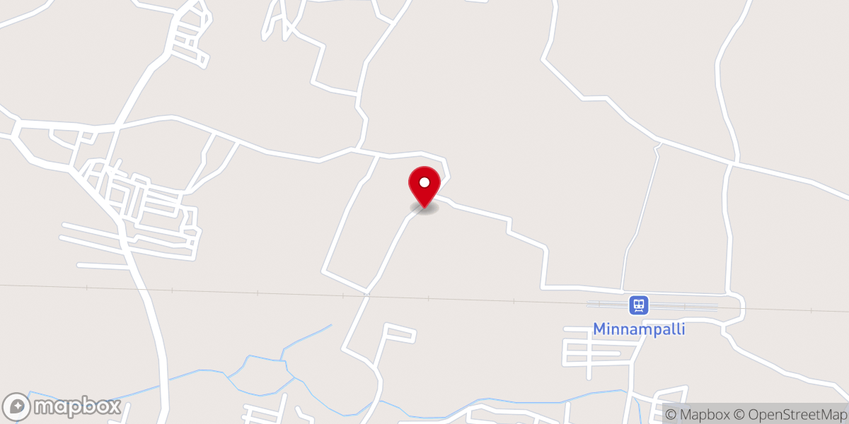 Map showing location of Lourdu Madha Church
