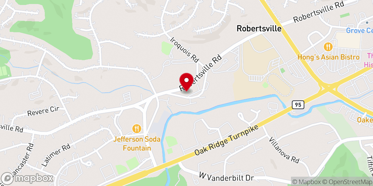 Map showing location of First Wesleyan Church