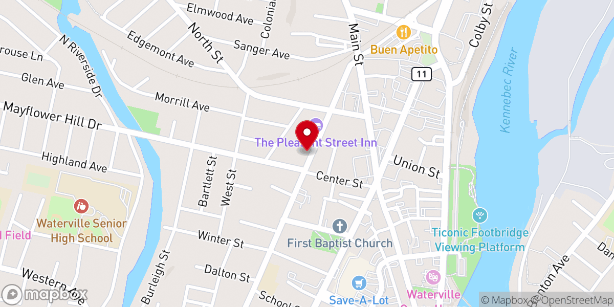 Map showing location of Sacred Heart Church - Corpus Christi Parish