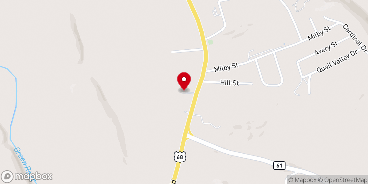 Map showing location of Faith Christian Church