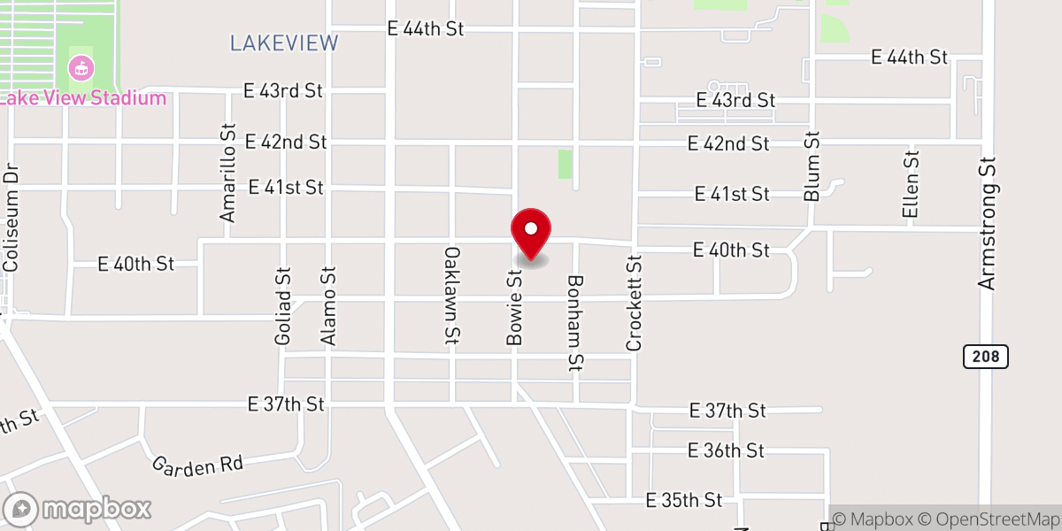 Map showing location of New Birth Full Gospel Assembly