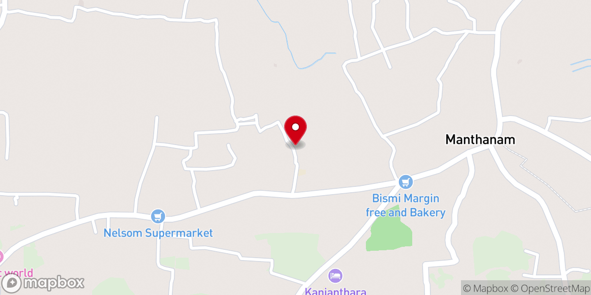 Map showing location of St. Sebastian's Syro Malabar Church Chanjody