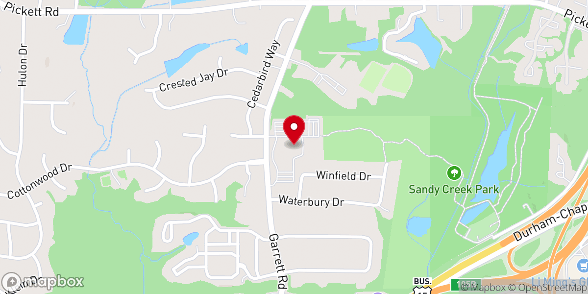 Map showing location of Church of the Good Shepherd