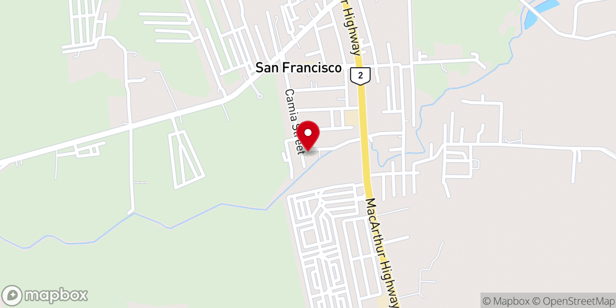 Map showing location of Fundamental Independent Baptist Church Sapang Tagalog