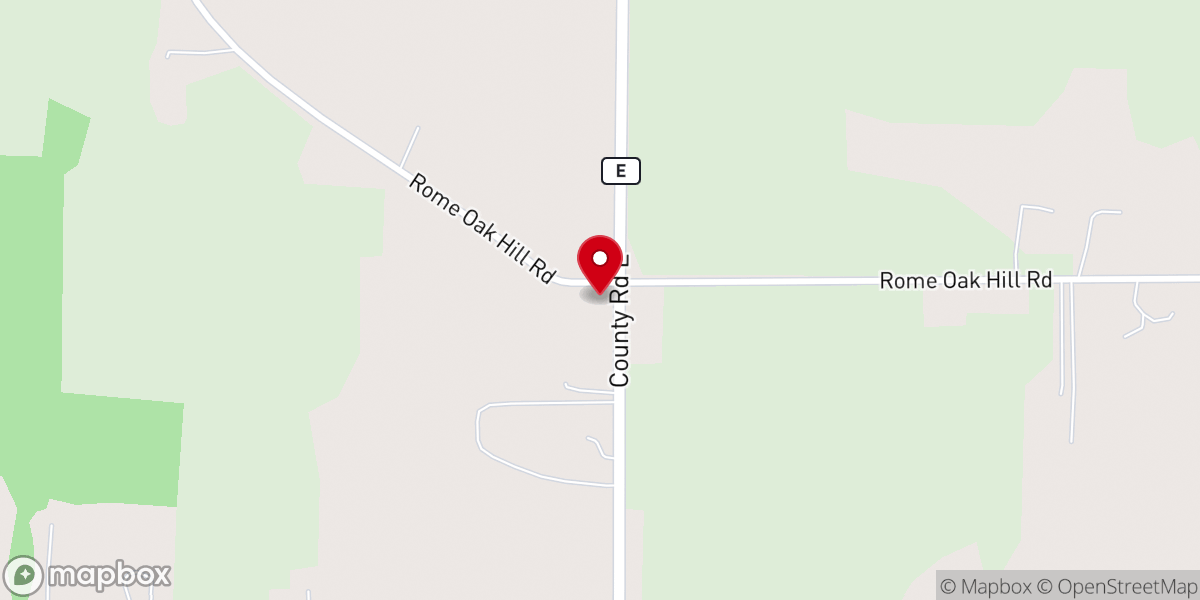Map showing location of Pleasant Valley United Methodist