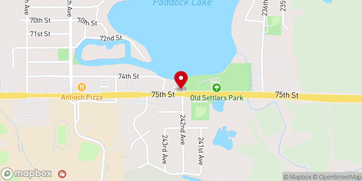 Map showing location of Westosha Floral