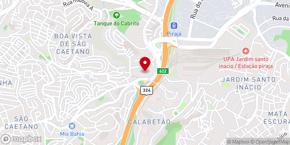 Map showing location of Paróquia Nossa Senhora das Candeias