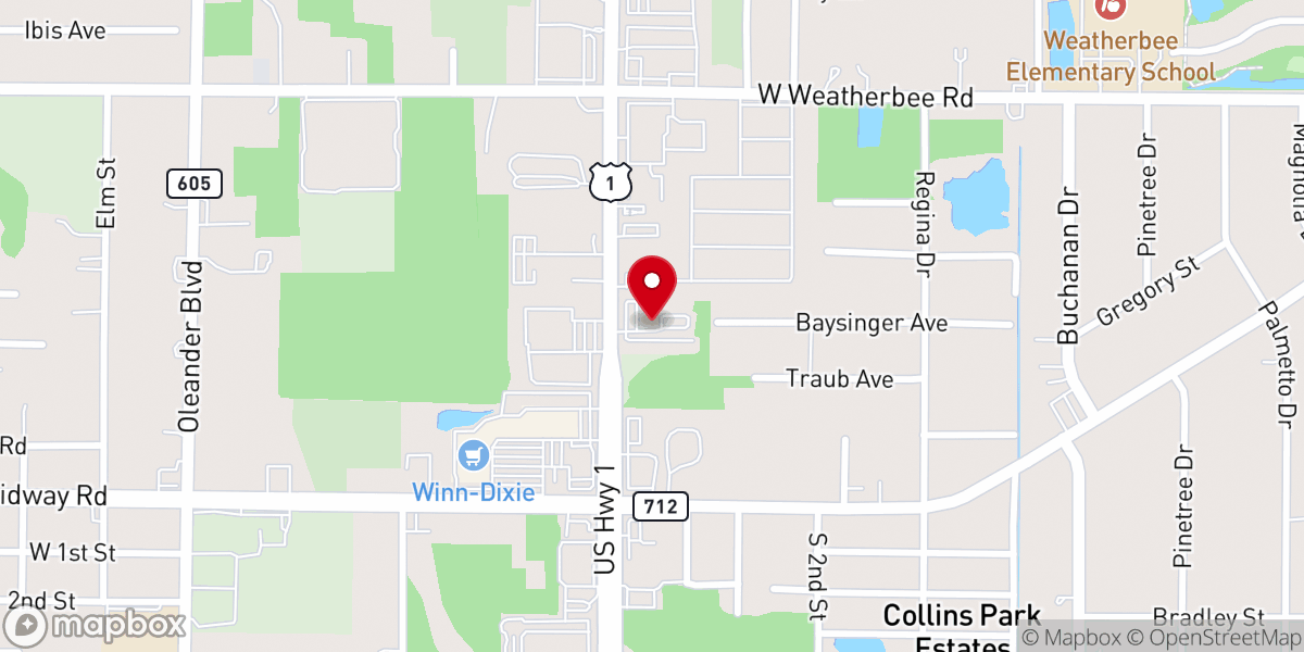 Map showing location of Bethel Temple Apostolic Worship Center Psl