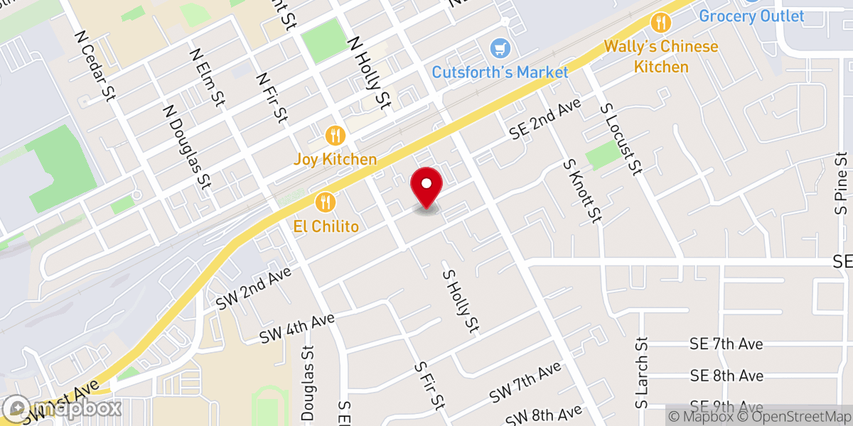 Map showing location of Zoar Lutheran Preschool