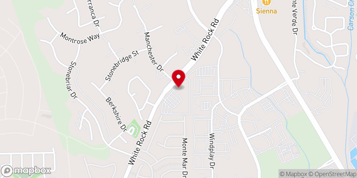 Map showing location of Rolling Hills Christian Church - Food Distribution Center