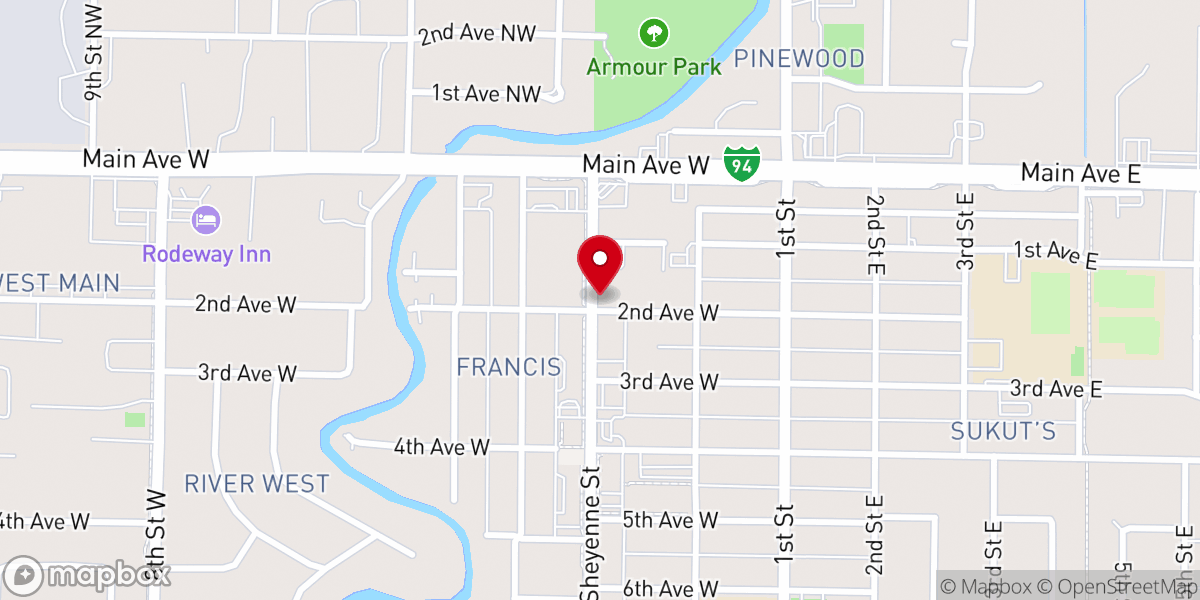 Map showing location of Shepherd of the Valley Lutheran