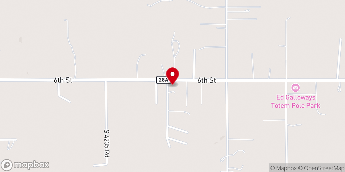 Map showing location of Our Lady of Fatima Chapel
