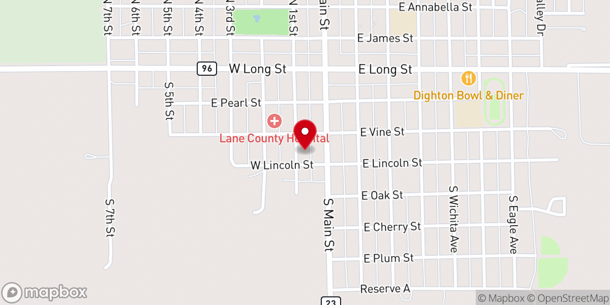 Map showing location of St Theresa Catholic