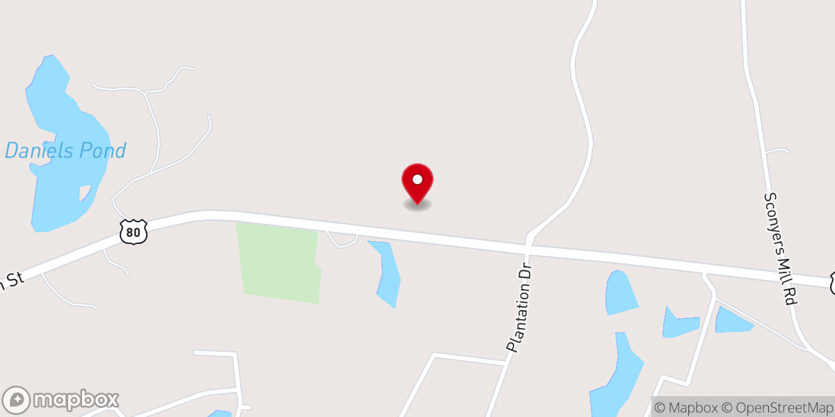 Map showing location of Perfected Love Holiness Church