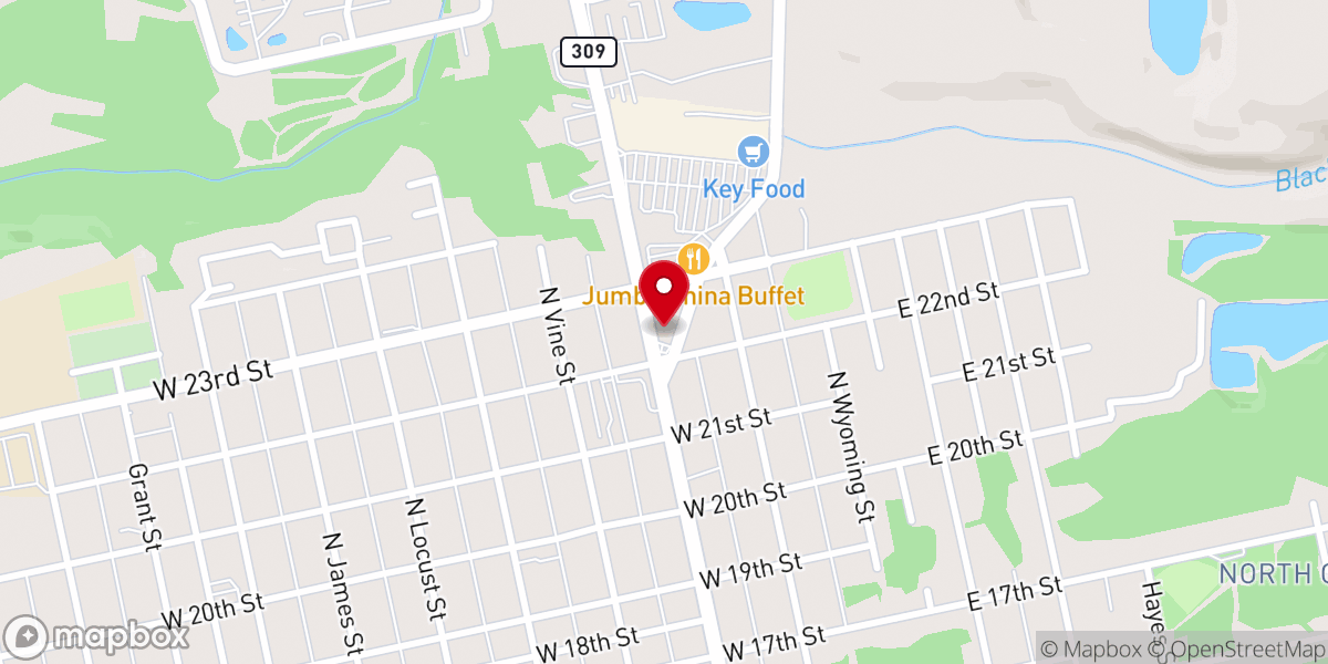 Map showing location of Valvoline Instant Oil Change
