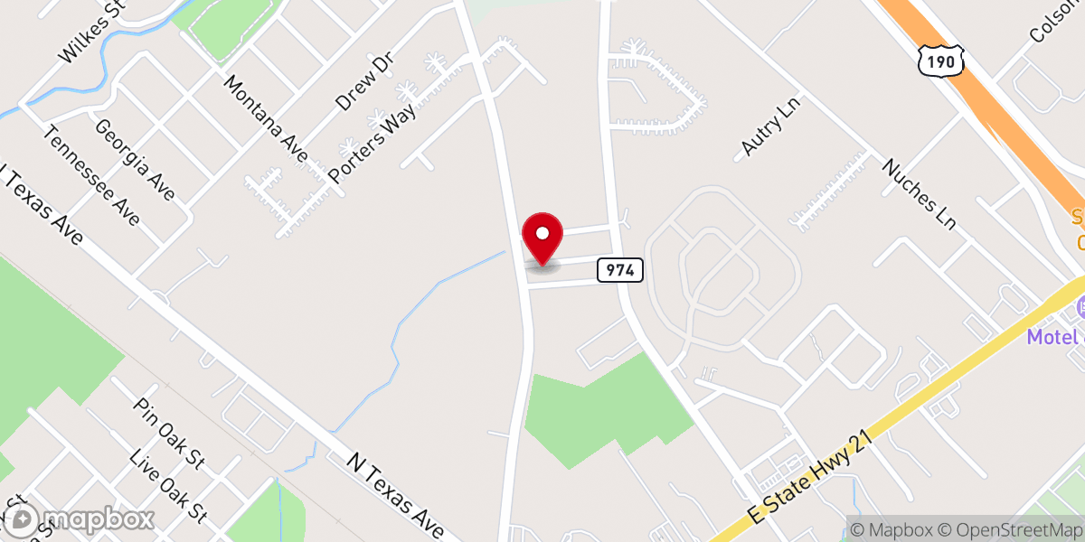 Map showing location of Shalom Ministries