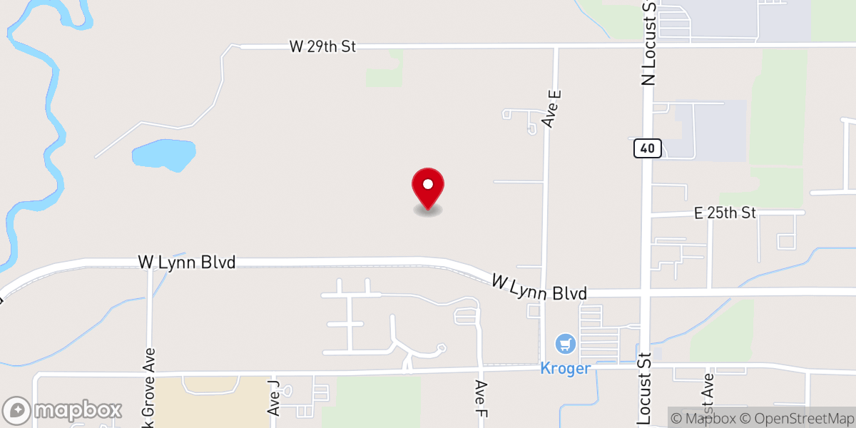 Map showing location of New Life Lutheran Church, LCMC