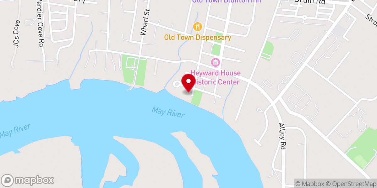 Map showing location of Church of the Cross