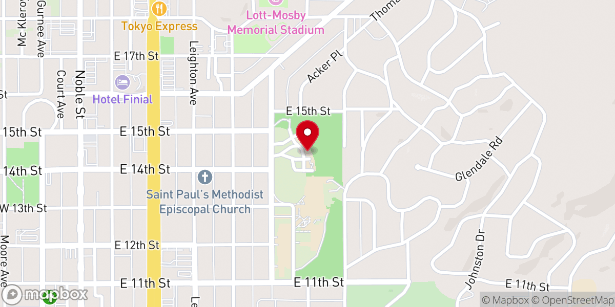 Map showing location of St. Luke Orthodox Mission