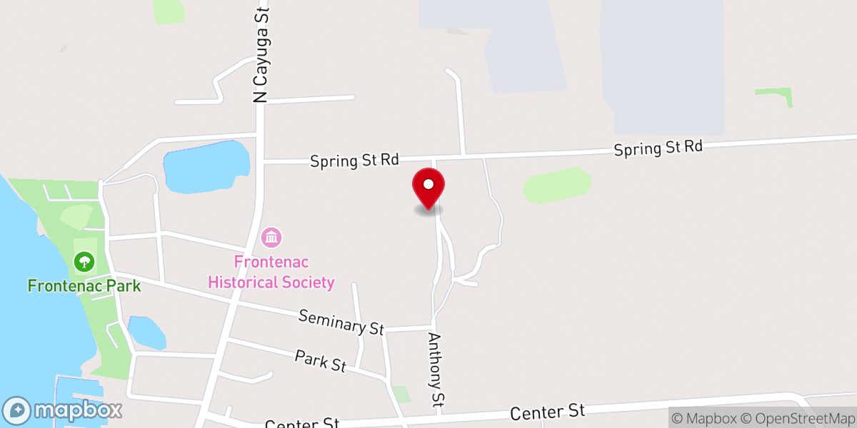 Map showing location of Seventh-day Adventist Church