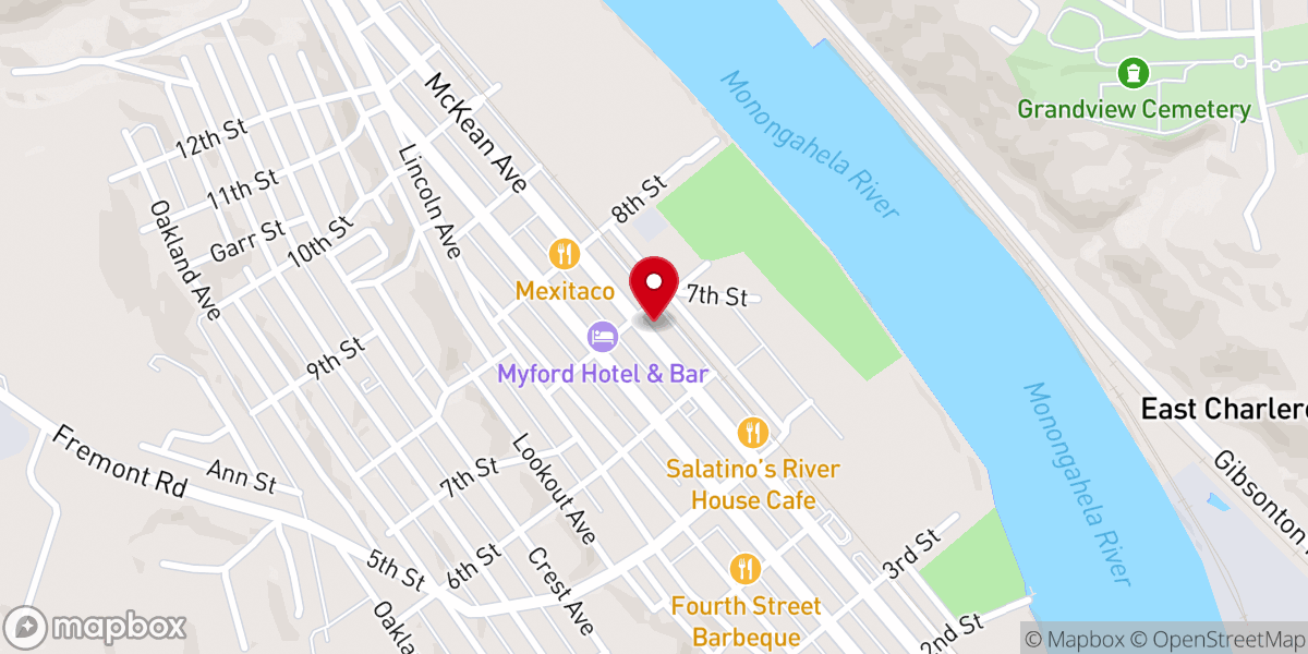 Map showing location of 2nd Chance Community Church