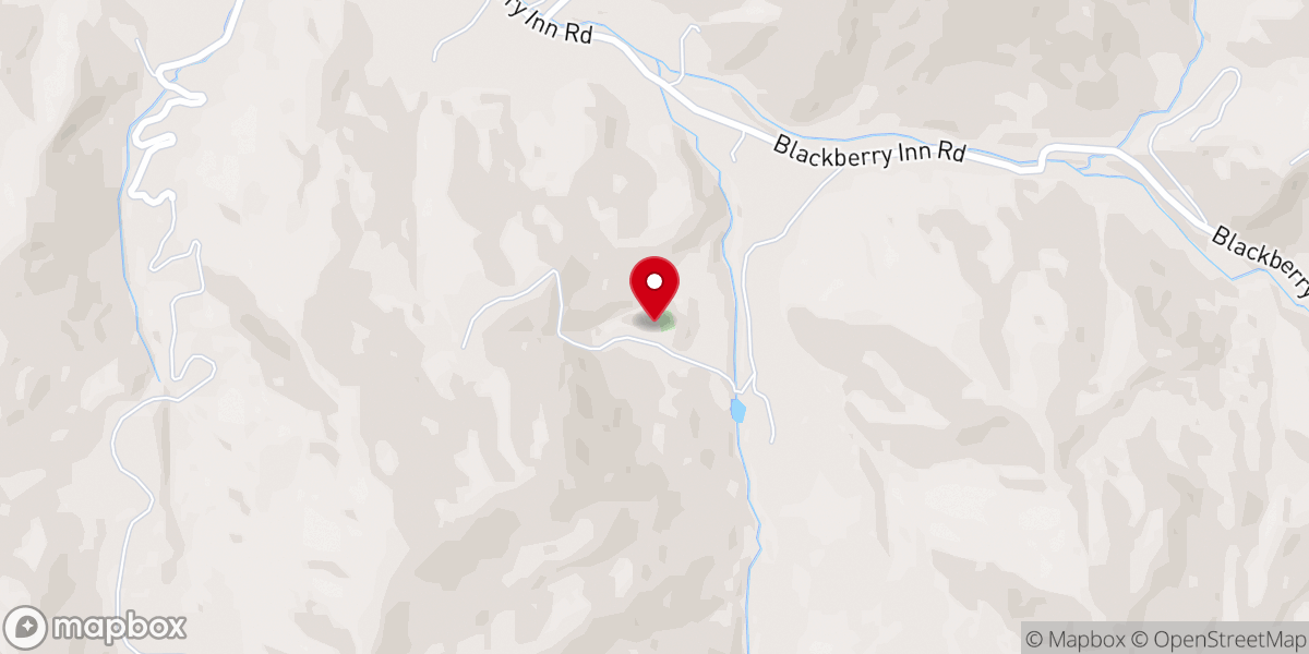 Map showing location of Camp Sequoyah Chapel