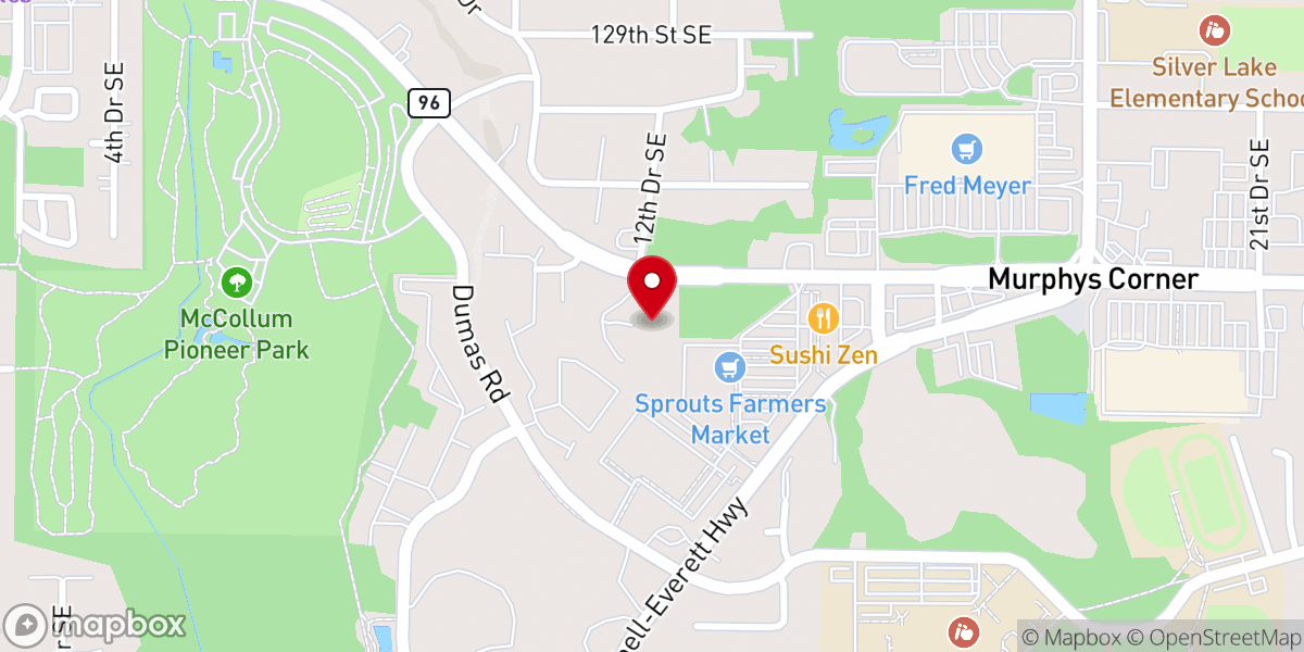 Map showing location of Cedar Cross United Methodist Church