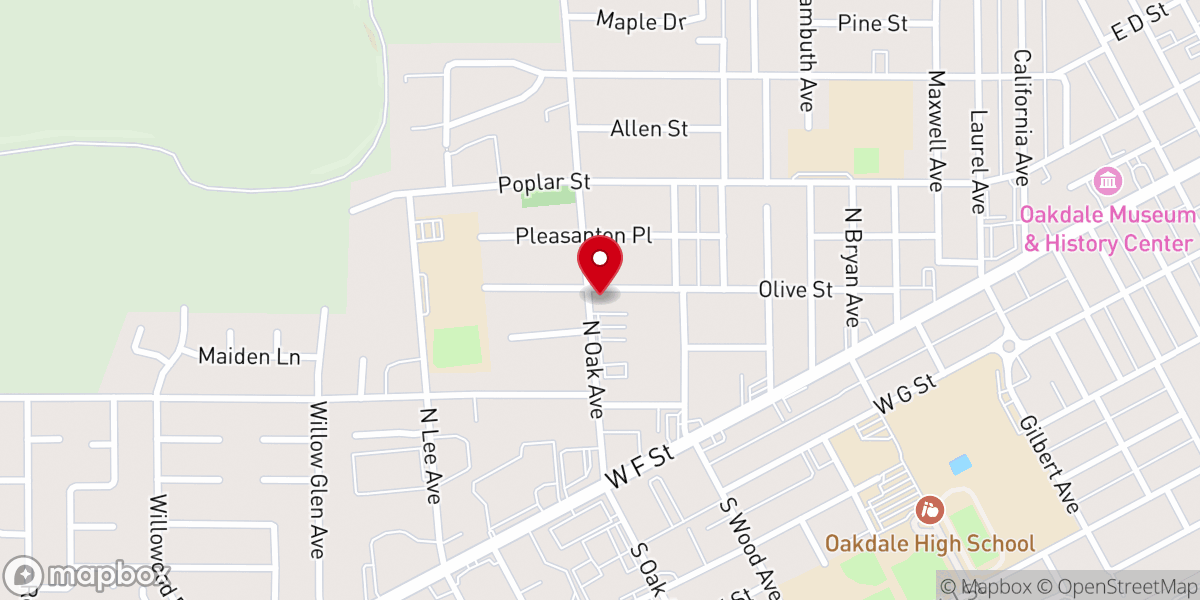 Map showing location of Saint Mary's Catholic Church